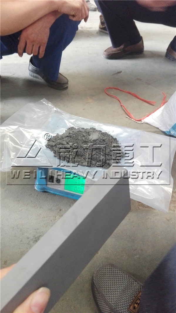 钨粉成型液压机试压产品