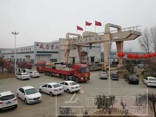 玻璃钢化粪池成型液压机发货
