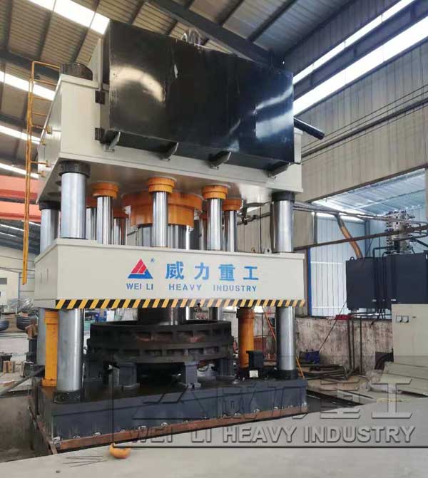 2800吨油罐封头成型油压机