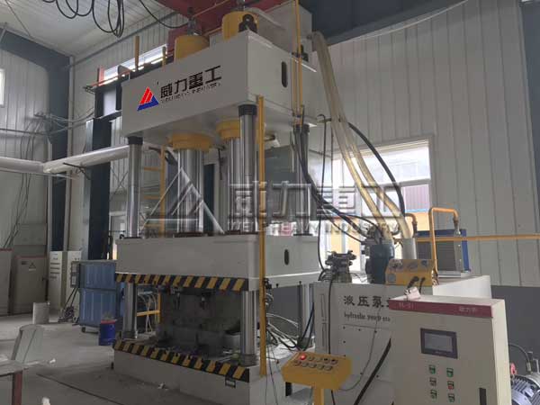 玻璃钢风机外壳模压成型四柱液压机