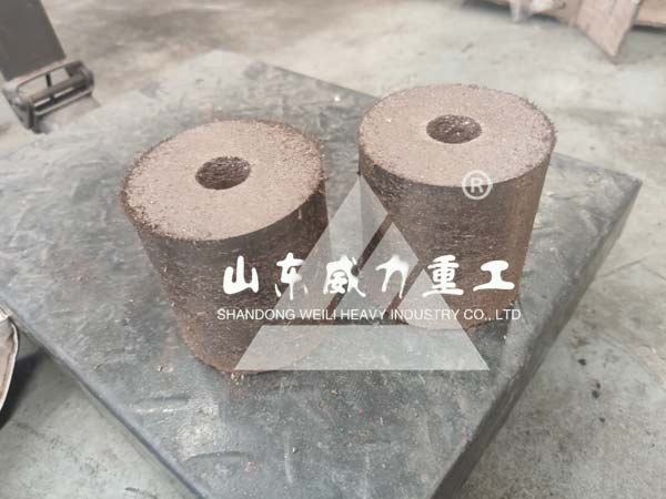 铁屑压制成型样件